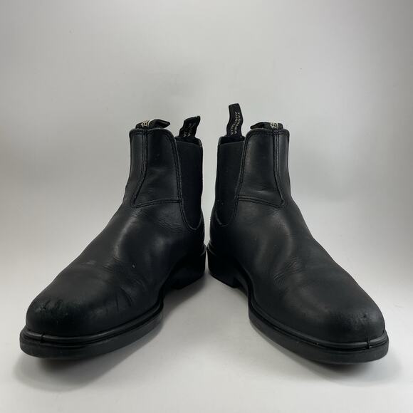 Blundstone 510 Chelsea Boots Mens Size 7 AU/US 8 Leather Slip On Ankle Black